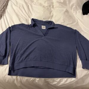Vintage Blue Polo Sweater